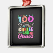 先生贈与 | 100日のコーヒーとカオス メタルオーナメント (左)