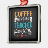 先生贈与 | Coffee 与え Meの先生力 メタルオーナメント (左)