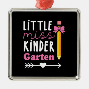 先生贈与   Little 恋しく思 Kinder Garten メタルオーナメント