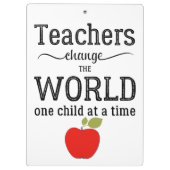 先生赤りんご感動的引用文 クリップボード (裏面)