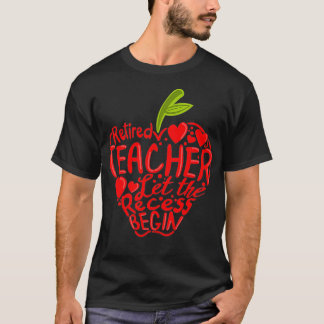 先生退職したは休憩時間を退職Grから始める Tシャツ