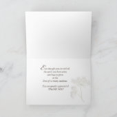 先生退職したサンキューワイルドフラワー サンキューカード (内部)