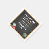 先生退職したシャルボードフェアウェルパーティー スタンダードカクテルナプキン (角)