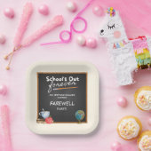 先生退職したシャルボードフェアウェルパーティー ペーパープレート (パーティー)