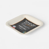 先生退職したシャルボードフェアウェルパーティー ペーパープレート (傾斜あり)