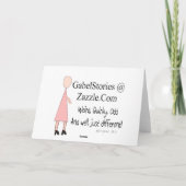 先生退職したストーリーアート「リタイアに取り憑かれる」 カード (裏面)