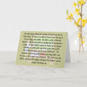 先生退職したストーリーアート「リタイアに取り憑かれる」 カード (黄色い花)