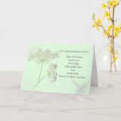 先生退職した先生感謝の日ワイルドフロー カード (黄色い花)