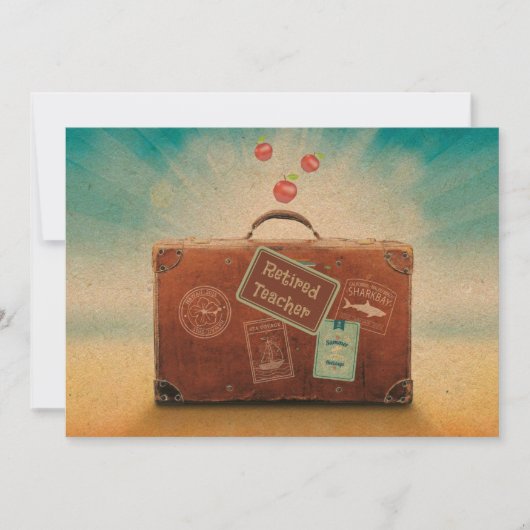 先生退職した、旅行する時間が増える。 カード (正面)