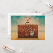 先生退職した、旅行する時間が増える。 カード (正面/裏面インサイチュ)