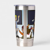 先生退職で私を連れて行 保温保冷タンブラー (右面)