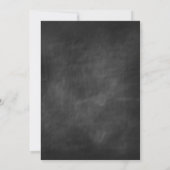 先生退職チャルクボード学校が永遠に 招待状 (裏面)