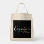 先生退職祝 トートバッグ (裏面)