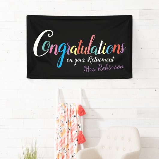 先生退職祝 横断幕 (インサイチュ)