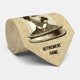 先生退職金パーソナライズされた ネクタイ
