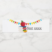 先生退職、アップル、先生退職 ペットボトルラベル (シングルラベル)