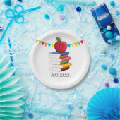 先生退職、アップル、先生退職 ペーパープレート (パーティー)