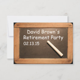 先生退退職した職パーティーカスタム招待状 招待状