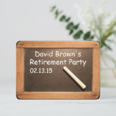 先生退退職した職パーティーカスタム招待状 招待状 (スタンド正面)