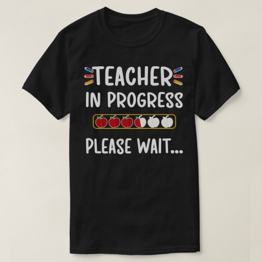 先生進行中お待ちください今後の先生Gr Tシャツ (デザイン正面)