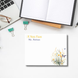 先生野カスタム花先生鑑賞 ポストイット
