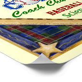 先生野球コーチサイン – ドアポスター – SRF ポスター (角)