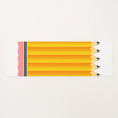 先生鉛筆（名前） ヨガマット (裏面(横))