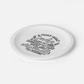 先生鑑賞の日アイディア ペーパープレート (アングル)