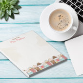 先生鑑賞アップルコーヒーパーソナライズされた ノートパッド