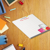 先生鑑賞アップルペンシル紙市松模様に ノートパッド