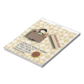 先生鑑賞キャンディバーラッパーギフト ノートパッド (回転)