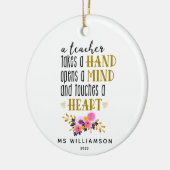 先生鑑賞タイポグラフィカスタムオーナメント セラミックオーナメント (左)