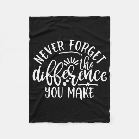 先生鑑賞デザインアイディア フリースブランケット (正面)