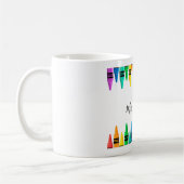 先生鑑賞レインボークレヨン コーヒーマグカップ (左)