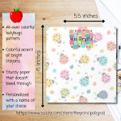 先生鑑賞レインボーペンシルラディバグカスタム ノートパッド