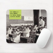 先生鑑賞ヴィンテージ写真ギフト マウスパッド (マウス)