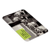 先生鑑賞ヴィンテージ写真ギフト マグネット (右側)