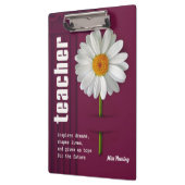 先生鑑賞名前をカスタムするギフト クリップボード (左)