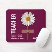 先生鑑賞名前をカスタムするギフト マウスパッド (マウス)