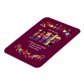 先生鑑賞名前をカスタムするギフト マグネット (左側)