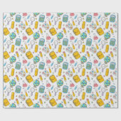 先生鑑賞学校の供給パターン ラッピングペーパー (フラット)