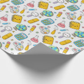 先生鑑賞学校の供給パターン ラッピングペーパー (角)