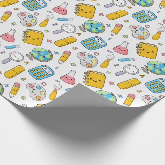 先生鑑賞学校の供給パターン ラッピングペーパー (角)