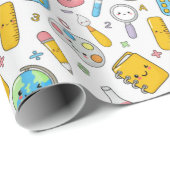 先生鑑賞学校の供給パターン ラッピングペーパー (ロールコーナー)