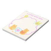 先生鑑賞幼稚園キャットベアカスタム ノートパッド (回転)