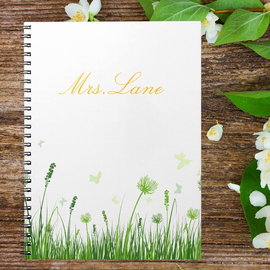 先生鑑賞房保フローラ手帳 ノートブック