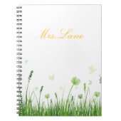 先生鑑賞房保フローラ手帳 ノートブック (正面)