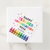 先生鑑賞数々の週色のクレヨン フェイバータグ (インサイチュ)