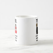 先生鑑賞新学期引用文先生 コーヒーマグカップ (中央)