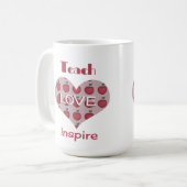 先生鑑賞日 コーヒーマグカップ (正面左)